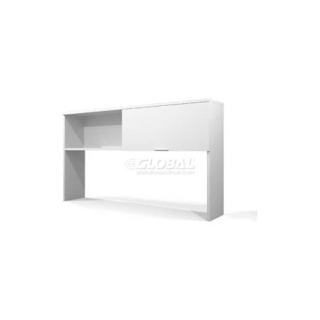 Bestar Bestar Hutch W/ Sliding Doors - 71"- White - Pro-Linea Series 120520-17